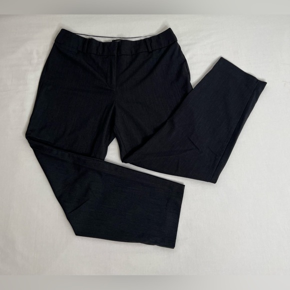 Liz Claiborne Carrer Pants Black Emma Ankle Length Mid Rise Size 8ps - Picture 9 of 9